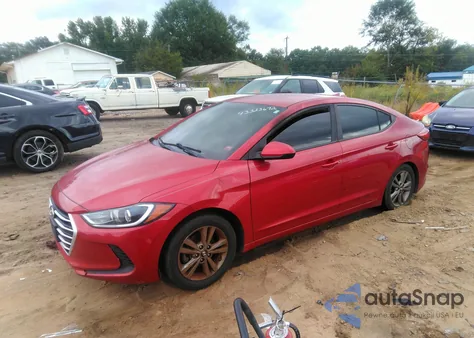 2018 Hyundai Elantra Sel из США, поврежденный, VIN 5NPD84LFXJH298742